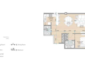 Luxury Apartment for Sale in Lusail -1bhk